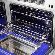 Forno Capriasca 60 in. Freestanding Dual Fuel Range, 8.64 cu. ft., 10 Sealed Burners, Stainless Steel (Model FFSGS6187-60)