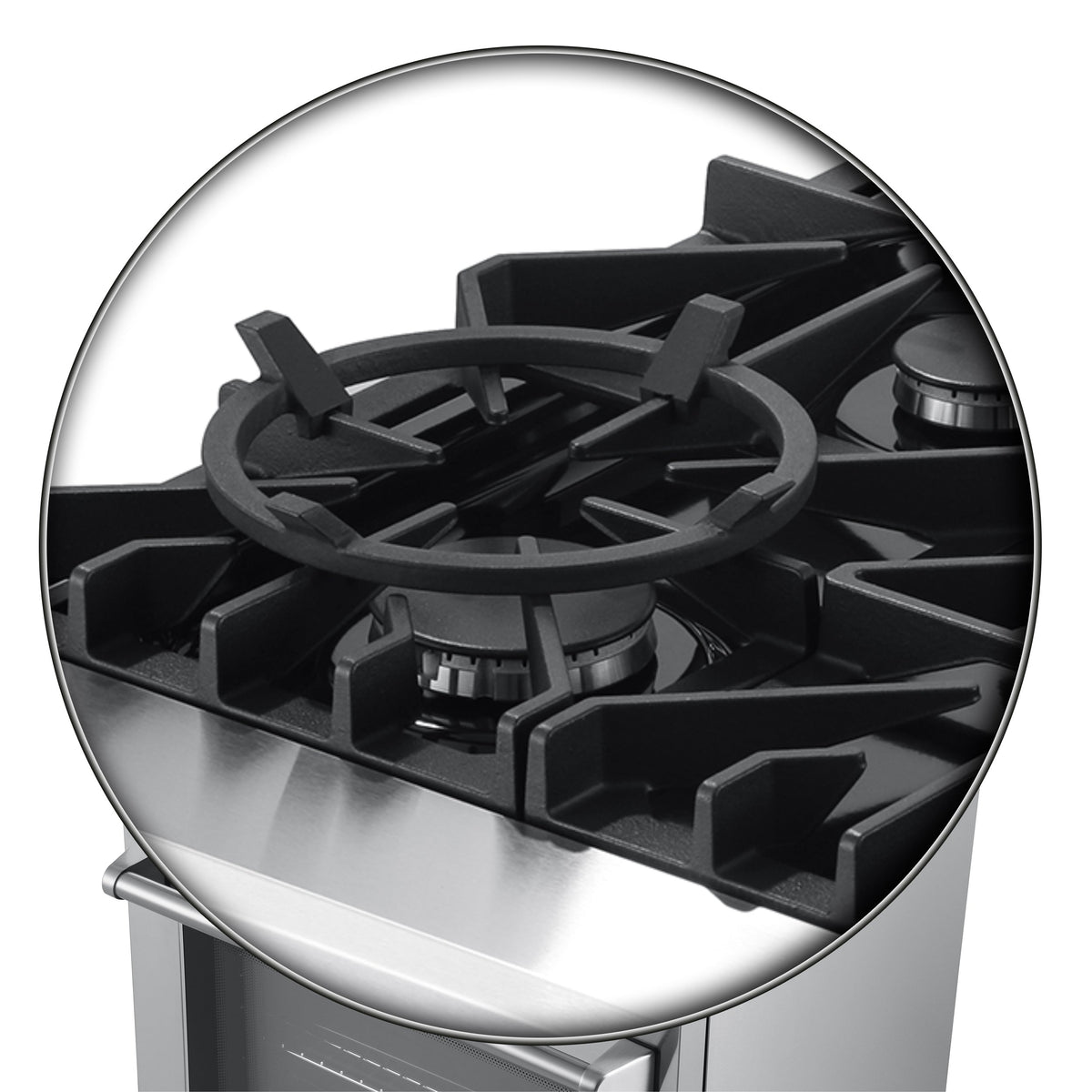 Forno Lazio 30 in. 4.32 cu. ft. Freestanding Dual Fuel Range with 5 Sealed Burners, Stainless Steel (Model FFSGS6196-30)
