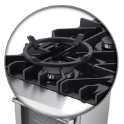 Forno Lazio 30 in. 4.32 cu. ft. Freestanding Dual Fuel Range with 5 Sealed Burners, Stainless Steel (Model FFSGS6196-30)