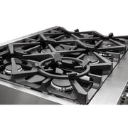 FORNO Massimo 36 in. Freestanding Gas Range, 5.36 cu. ft. Oven, 6 Sealed Burners, Stainless Steel (Model FFSGS6239-36)