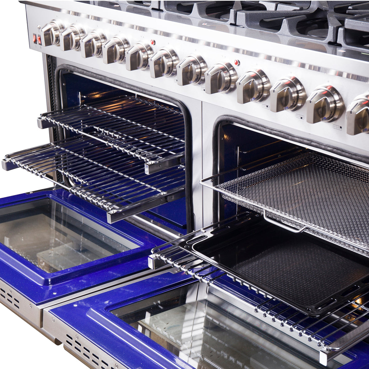 Forno Massimo 60 in. Freestanding Gas Range with 10 Burners, 8.64 cu. ft. Total Oven Capacity (Model FFSGS6239-60)
