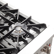 Forno Galiano 36 in. Freestanding Gas Range with 6 Sealed Burners, 5.36 cu. ft. Oven, Stainless Steel (FFSGS6244-36)