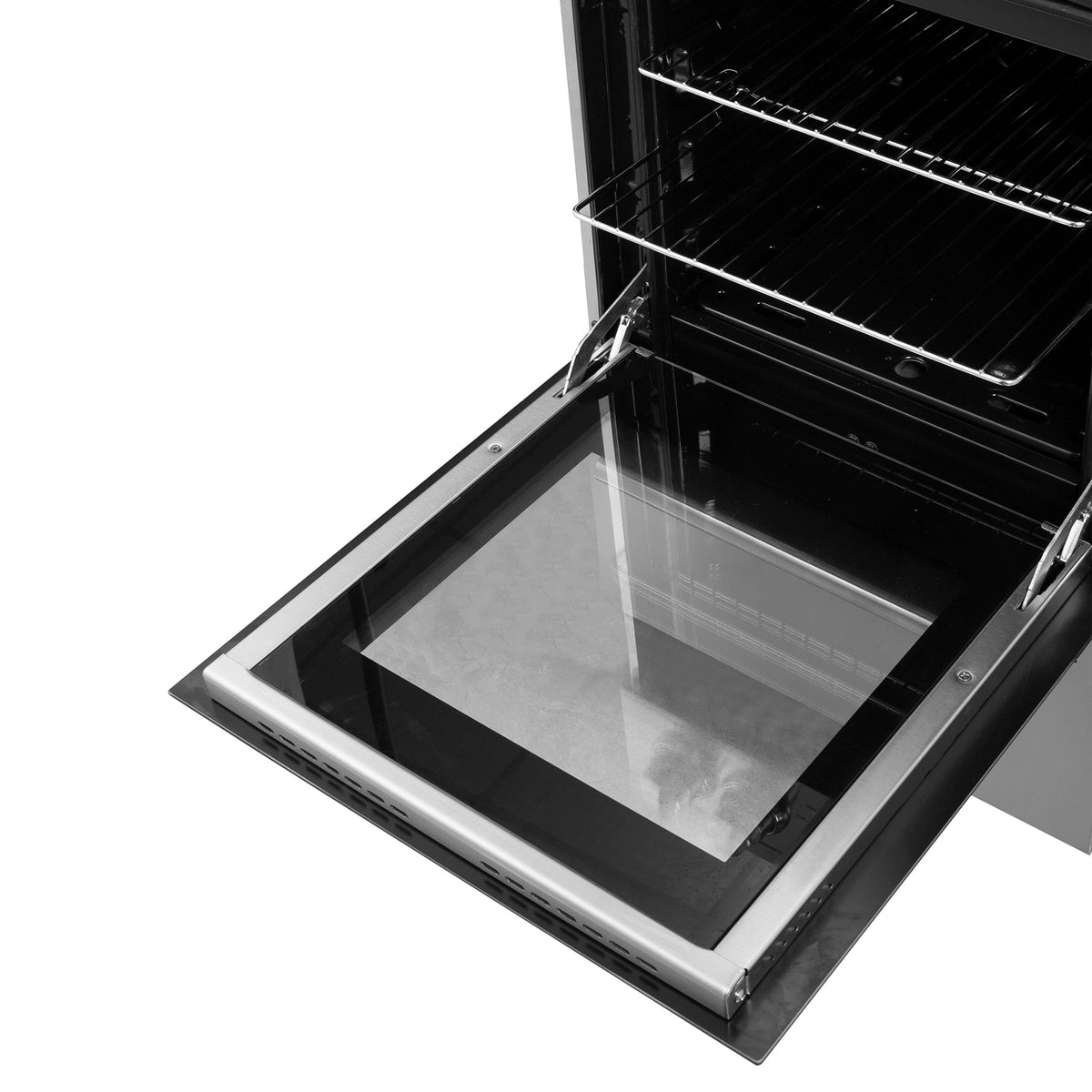 Forno Lamazze 20 in. Freestanding Gas Range, 2.05 cu. ft., 4 Sealed Burners, Stainless Steel (Model FFSGS6265-20)