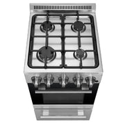 Forno Lamazze 20 in. Freestanding Gas Range, 2.05 cu. ft., 4 Sealed Burners, Stainless Steel (Model FFSGS6265-20)