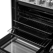 Forno Breno 24 in. Freestanding Gas Range, 2.3 cu. ft., 4 Sealed Burners, Storage Drawer, Stainless Steel (Model FFSGS6272-24)