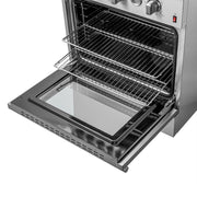 Forno Giovanni 30-Inch Freestanding Gas Range, 4.32 cu. ft. Oven, 5 Sealed Burners, Stainless Steel (Model FFSGS6274-30)
