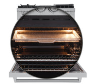 Forno Lazio 30 in. 4.3 cu. ft. Freestanding Gas Range with 5 Sealed Burners, Air Fry Function, Griddle, Stainless Steel (Model FFSGS6276-30)