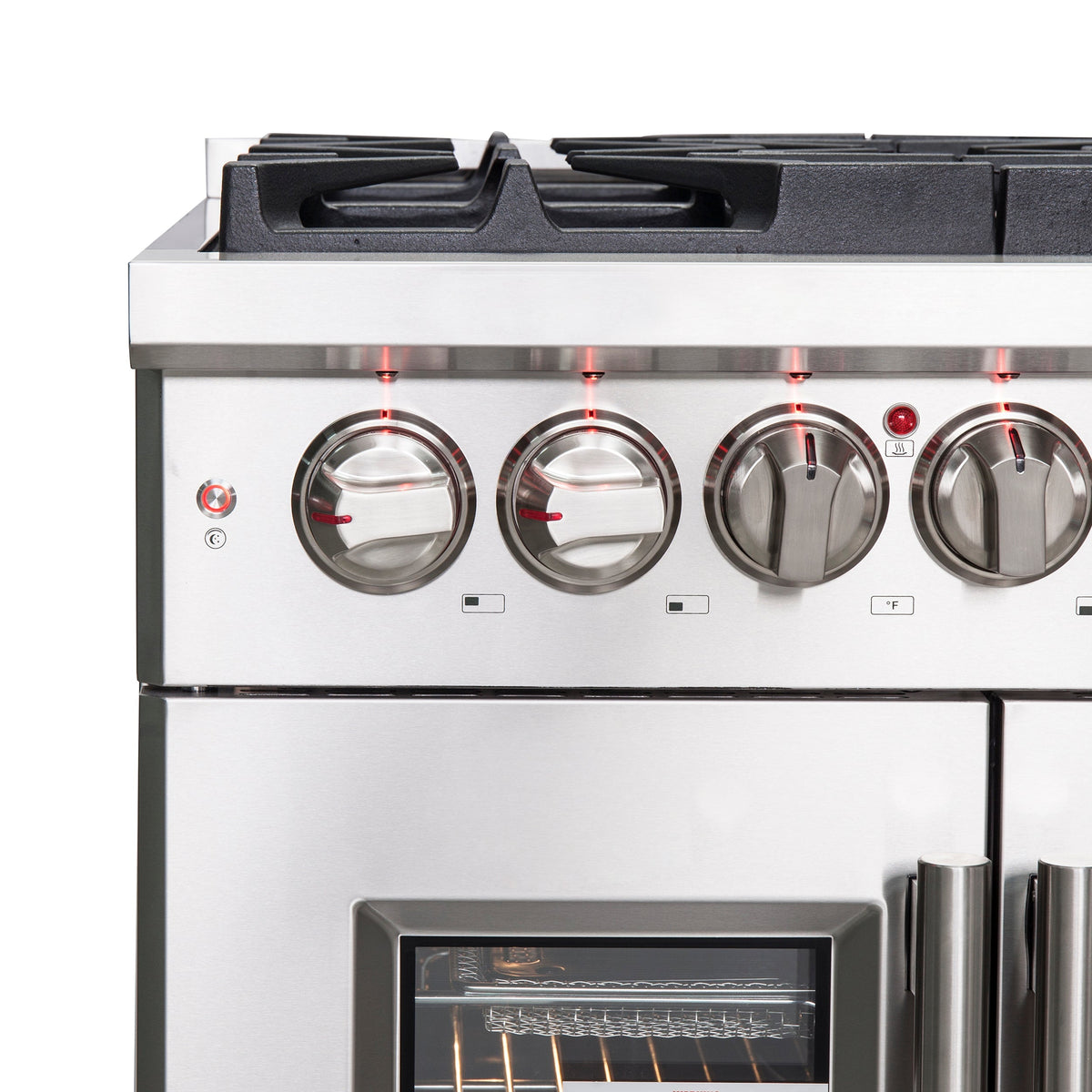 Forno Massimo 30 in. 4.32 cu. ft. Freestanding French Door Dual Fuel Range with 5 Sealed Burners (FFSGS6325-30)