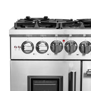 FORNO Massimo 48 in. Freestanding French Door Dual Fuel Range with 8 Sealed Burners (FFSGS6325-48)