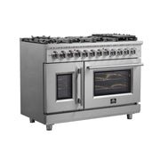 FORNO Massimo 48 in. Freestanding French Door Dual Fuel Range with 8 Sealed Burners (FFSGS6325-48)