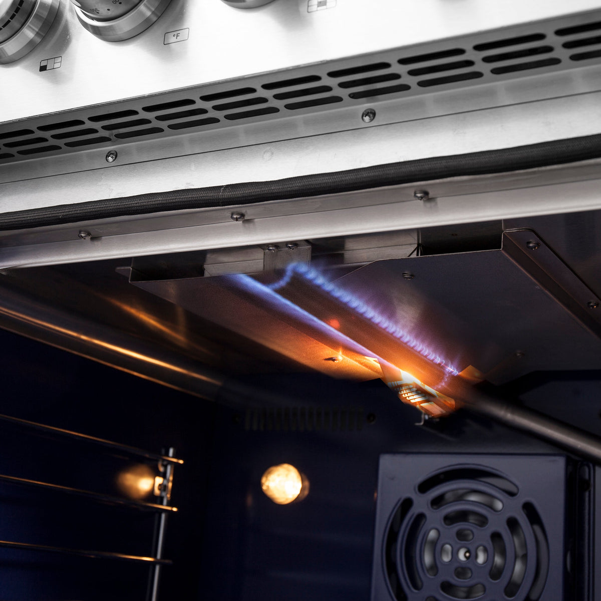 Forno Massimo 30 in. Freestanding French Door Gas Range, 4.32 cu. ft. Oven, 5 Sealed Burners (Model FFSGS6439-30)