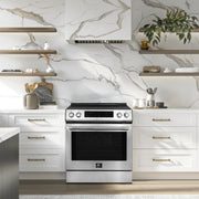 Forno Donatello 30 in. Induction Range, 5.0 cu. ft., Air Fry, Self-Clean, Stainless Steel, Model FFSIN0905-30