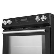 Forno Donatello Espresso 30-Inch Induction Range, 5.0 cu. ft., Air Fry, Self-Clean, Black with Stainless Steel Handles (FFSIN0905-30BLK)