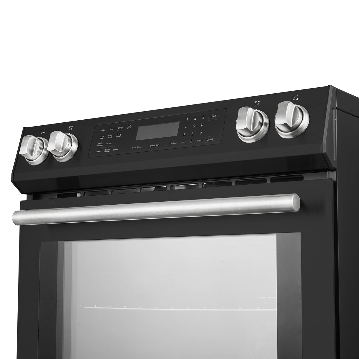 Forno Donatello Espresso 30-Inch Freestanding Induction Range, 5.0 cu. ft., Black, Includes Stainless Steel Handles (FFSIN0905-30BLK)