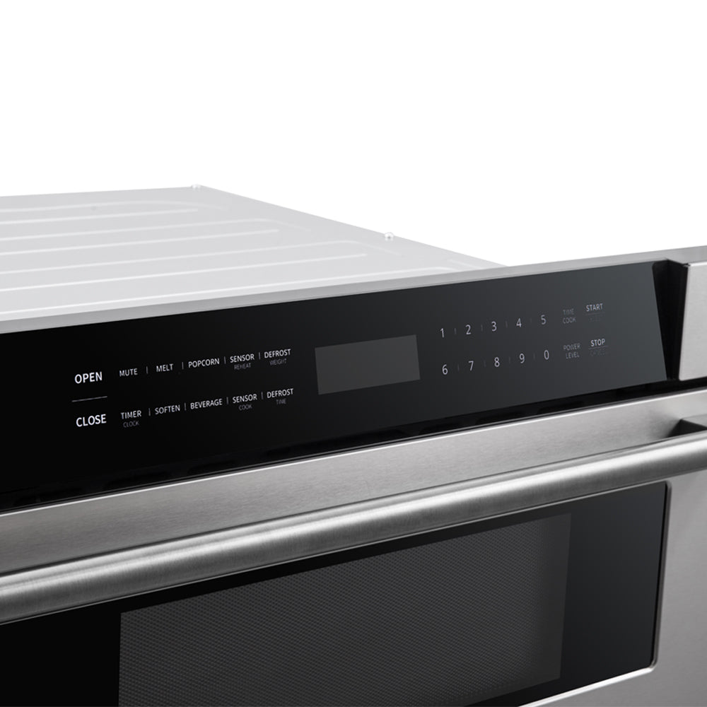FORNO Capoliveri 30 in. Built-In Microwave Drawer, 1.2 cu. ft., Stainless Steel (Model FMWDR3000-30)