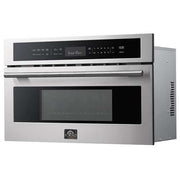 FORNO Oliena 30-Inch Built-In Microwave Oven, 1.6 cu. ft., Stainless Steel (Model FMWDR3093-30)