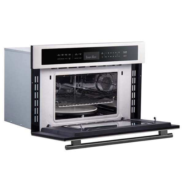 FORNO Oliena 30-Inch Built-In Microwave Oven, 1.6 cu. ft., Stainless Steel (Model FMWDR3093-30)