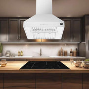 Forno Coppito 30-Inch Island Range Hood, 600 CFM, Stainless Steel (FRHIS5129-30)