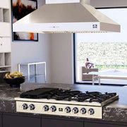 Forno Coppito 48-Inch Island Mount Range Hood, 1200 CFM, Stainless Steel (Model FRHIS5129-48)