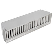 Forno Frassanito 48-Inch Recessed Range Hood, 900 CFM, Stainless Steel with Baffle Filters (Model FRHRE5346-48)