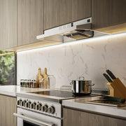FORNO Cappa 30-Inch Under-Cabinet Range Hood, 200 CFM, Convertible, White (FRHUC5200-30WHT)