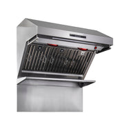 Forno Savona 36-Inch Wall-Mounted Range Hood with 1200 CFM, Baffle Filters and Backsplash – Model FRHWM5029-36
