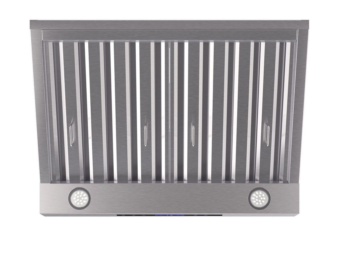 FORNO Palazzo 30-Inch Wall-Mount Range Hood, 500 CFM, Stainless Steel (Model FRHWM5030-30)