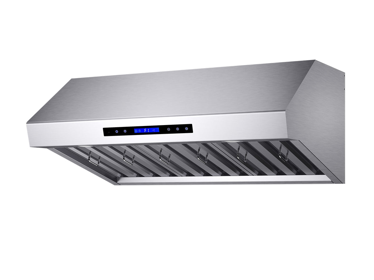 FORNO Palazzo 36-Inch Wall-Mount Range Hood, 500 CFM, Stainless Steel (Model FRHWM5030-36)