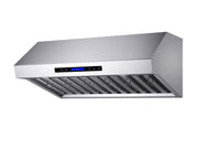 FORNO Palazzo 36-Inch Wall-Mount Range Hood, 500 CFM, Stainless Steel (Model FRHWM5030-36)