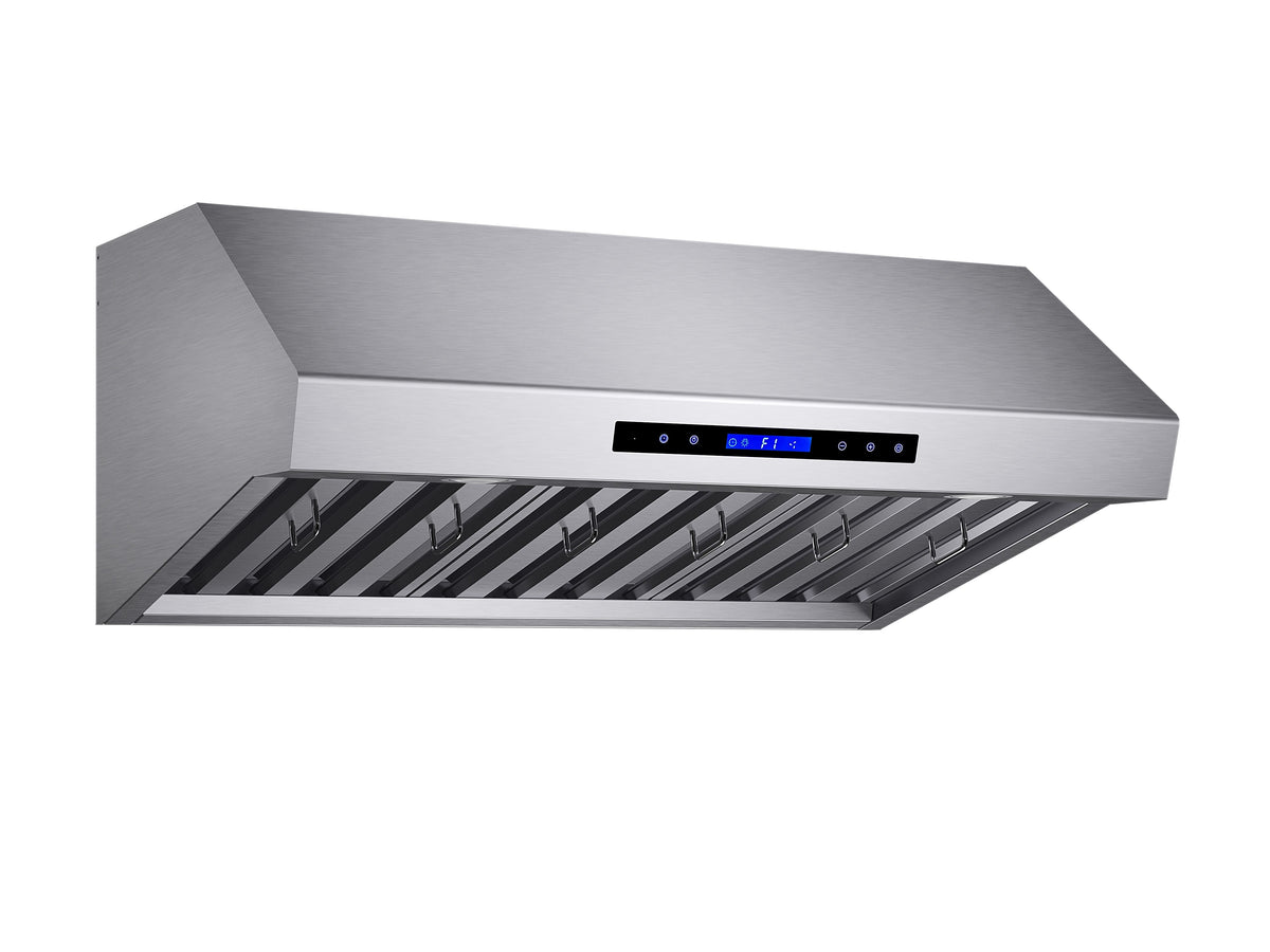 FORNO Palazzo 36-Inch Wall-Mount Range Hood, 500 CFM, Stainless Steel (Model FRHWM5030-36)