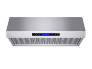 FORNO Palazzo 36-Inch Wall-Mount Range Hood, 500 CFM, Stainless Steel (Model FRHWM5030-36)