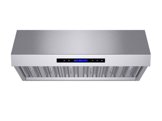 FORNO Palazzo 36-Inch Wall-Mount Range Hood, 500 CFM, Stainless Steel (Model FRHWM5030-36)