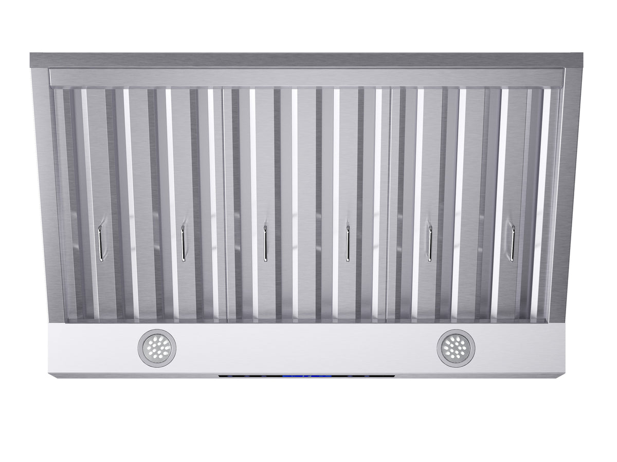 FORNO Palazzo 36-Inch Wall-Mount Range Hood, 500 CFM, Stainless Steel (Model FRHWM5030-36)
