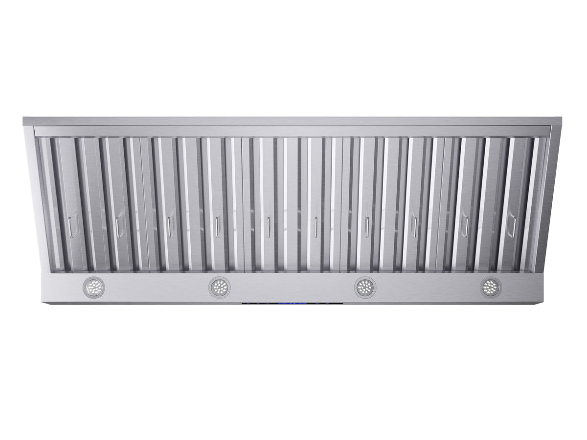 FORNO Palazzo 60-Inch Wall Mount Range Hood, 1000 CFM, Stainless Steel (FRHWM5030-60)