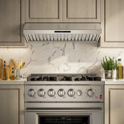 FORNO Palazzo 60-Inch Wall Mount Range Hood, 1000 CFM, Stainless Steel (FRHWM5030-60)