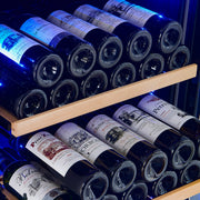 FORNO Cesinali 24-Inch Dual-Zone Wine Cooler, 94-Bottle Capacity, Model FWCDR6603-24S