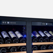 FORNO Vernazza 40-Inch Dual Zone Wine Cooler, 25.07 cu.ft., 166-Bottle Capacity, Stainless Steel (FWCDR6642-40S)