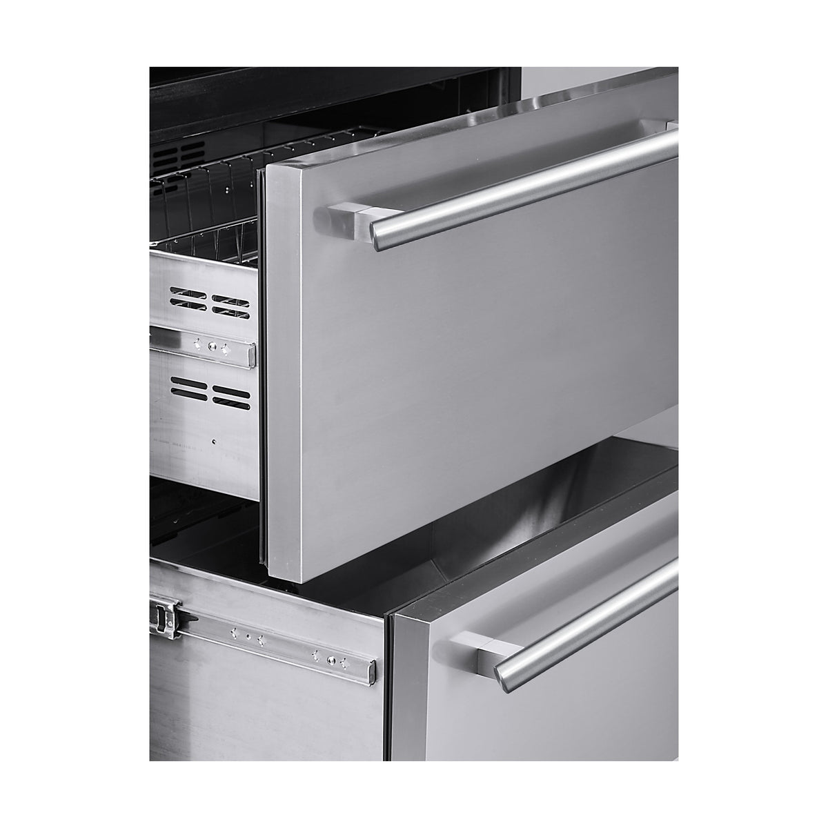 Forno Capraia 30 Inch Built In Triple Zone Wine Cooler with 144 Bottle and 200 Can Capacity, Model FWCDR6661-30S