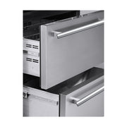 Forno Capraia 30 Inch Built In Triple Zone Wine Cooler with 144 Bottle and 200 Can Capacity, Model FWCDR6661-30S
