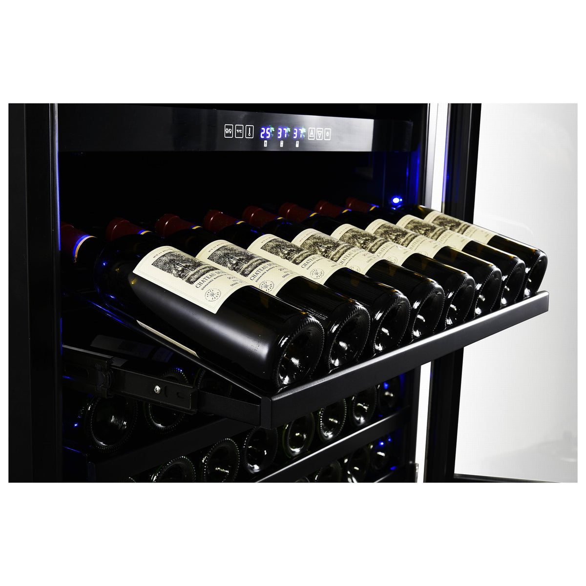 Forno Capraia 30 Inch Built In Triple Zone Wine Cooler with 144 Bottle and 200 Can Capacity, Model FWCDR6661-30S