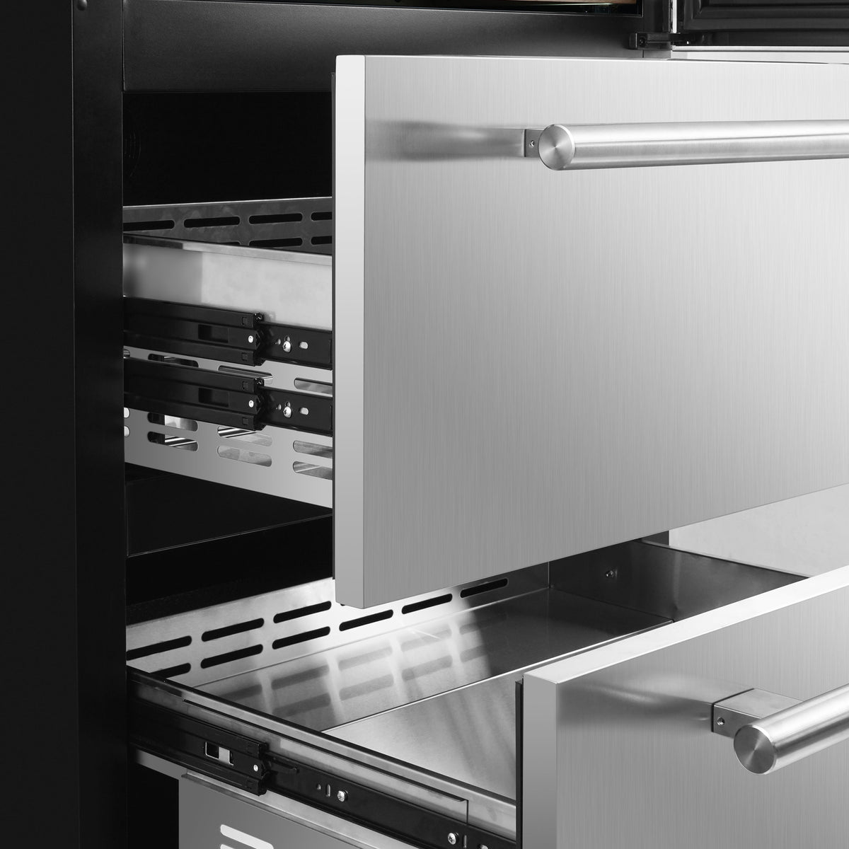 Forno Celano 30 in. Dual Zone Wine and Beverage Cooler 21.3 cu. ft. 150 Bottle 252 Can Stainless Steel (FWCDR6697-30S)