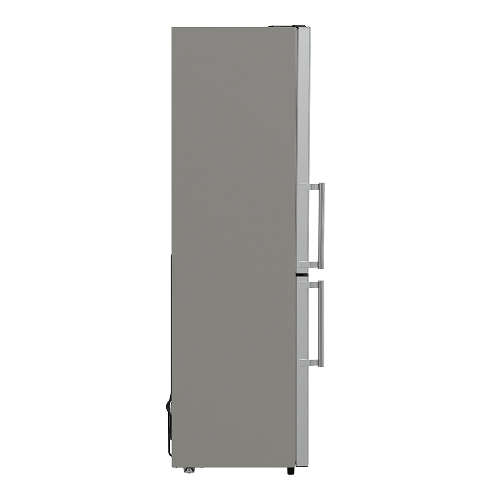 Forno Guardia 24 in Bottom Freezer Refrigerator, 10.8 cu ft, Right-Hinged Door, Stainless Steel (Model FFFFD1778-24RS)