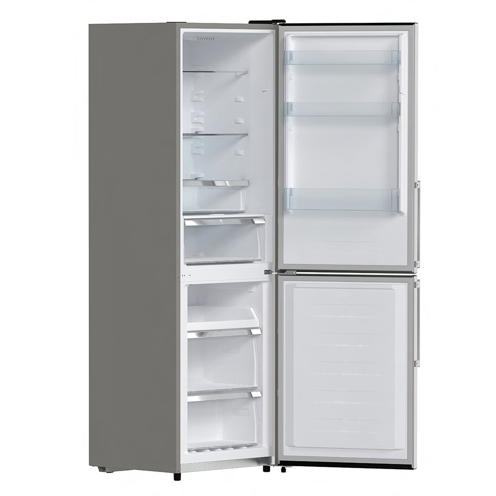 Forno Guardia 24 in Bottom Freezer Refrigerator, 10.8 cu ft, Right-Hinged Door, Stainless Steel (Model FFFFD1778-24RS)