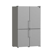 Forno Guardia 46.8-Inch Side-by-Side Refrigerator with Bottom Freezer, 21.6 cu ft, Stainless Steel (Model FFFFD1778-48)