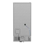 Forno Espresso Milano 31-Inch French Door Refrigerator with Bottom Freezer, 17.2 Cu. Ft., Ice Maker, Black with Antique Brass Handles (Model FFFFD1786-31BLK)