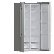 Forno Salerno 33-Inch Side-by-Side Built-In Refrigerator, 15.6 Cu. Ft., Stainless Steel (FFRBI1805-33SB)