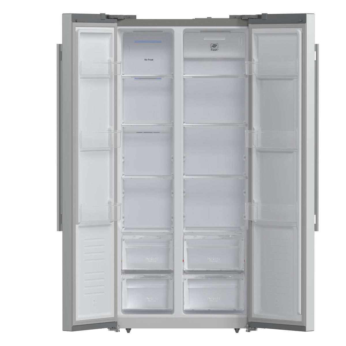 Forno Salerno 33-Inch Side-by-Side Built-In Refrigerator, 15.6 Cu. Ft., Stainless Steel (FFRBI1805-33SB)