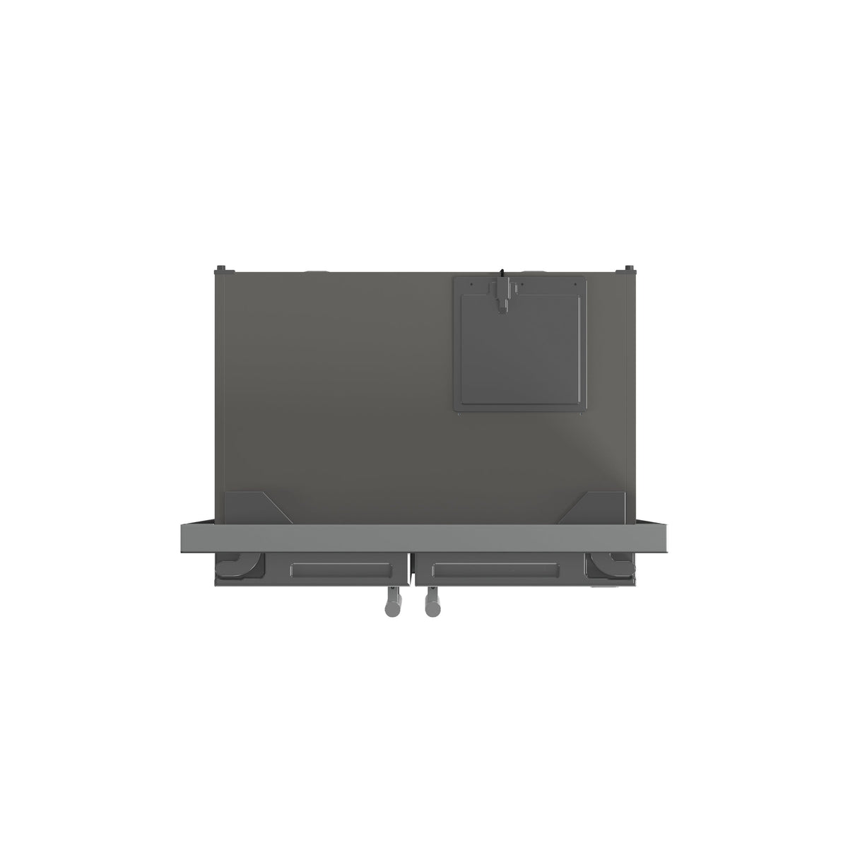 FORNO Salerno 37-Inch Built-In Side-by-Side Refrigerator, 15.6 cu ft, Stainless Steel, with Modern Trim Kit (FFRBI1805-37MG)