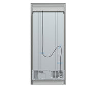 Forno Salerno 37-Inch Side-by-Side Built-In Refrigerator, 15.6 Cu. Ft., Stainless Steel with Grill Trim Kit (Model FFRBI1805-37SG)