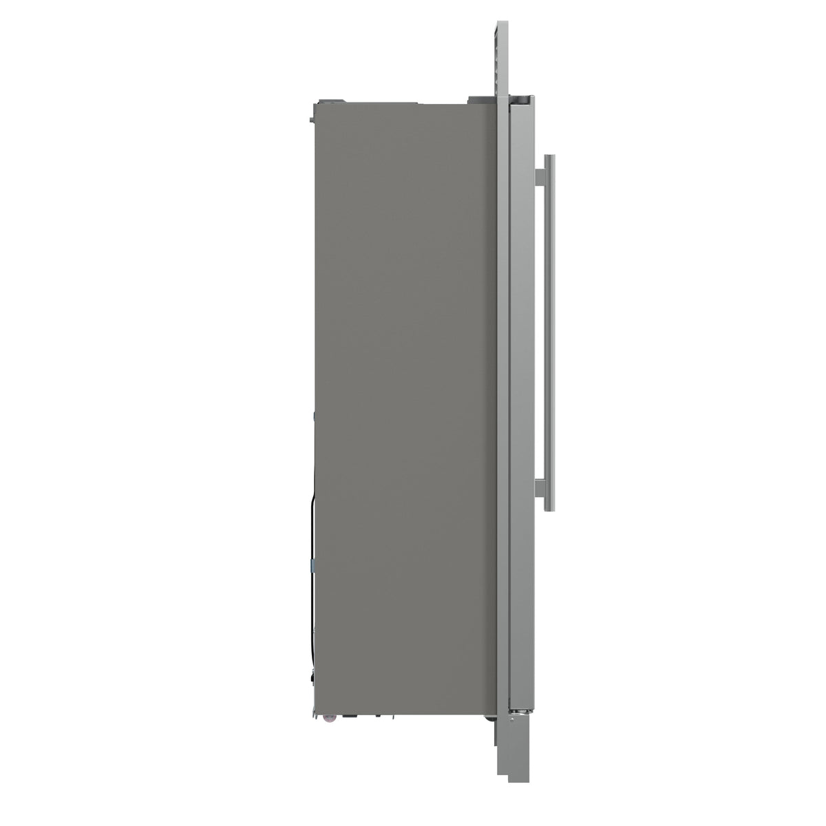 Forno Salerno 37-Inch Side-by-Side Built-In Refrigerator, 15.6 Cu. Ft., Stainless Steel with Grill Trim Kit (Model FFRBI1805-37SG)
